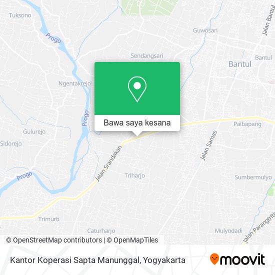 Peta Kantor Koperasi Sapta Manunggal