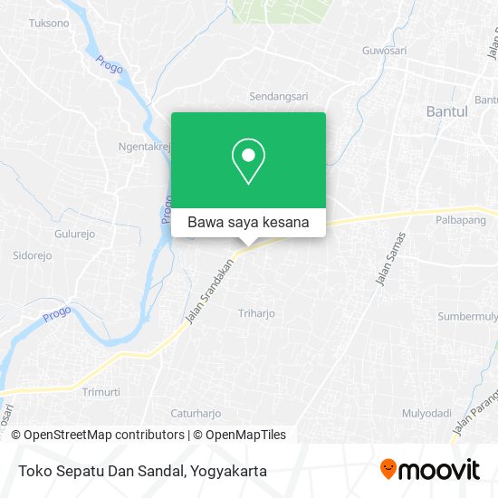 Peta Toko Sepatu Dan Sandal