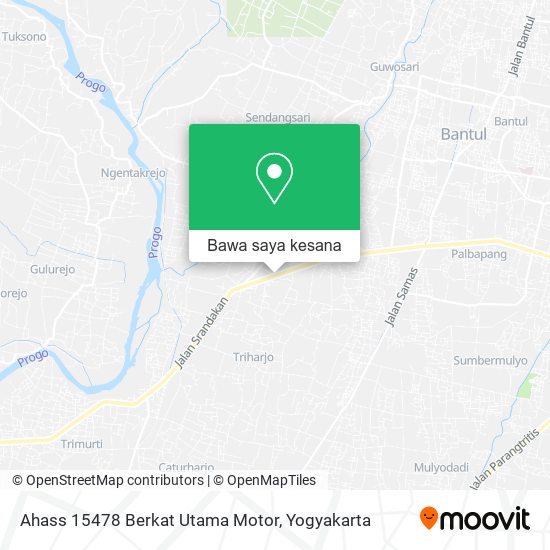 Peta Ahass 15478 Berkat Utama Motor