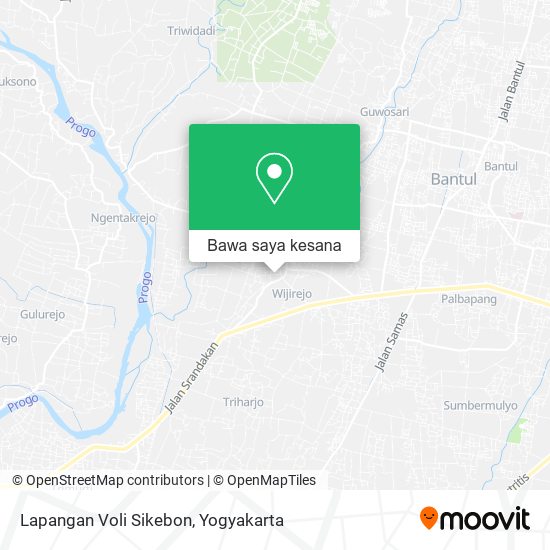 Peta Lapangan Voli Sikebon