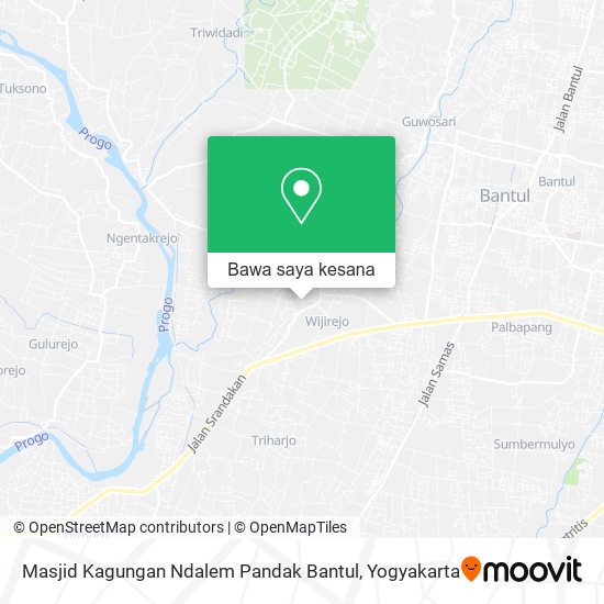 Peta Masjid Kagungan Ndalem Pandak Bantul