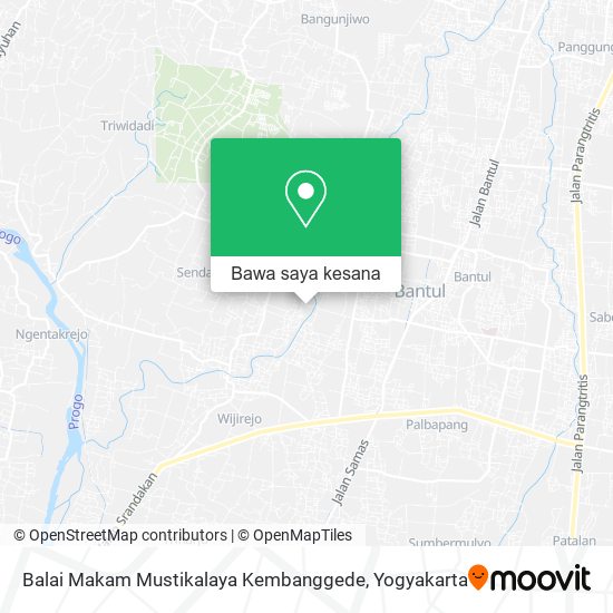 Peta Balai Makam Mustikalaya Kembanggede