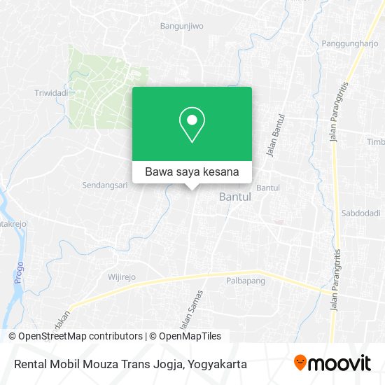 Peta Rental Mobil Mouza Trans Jogja