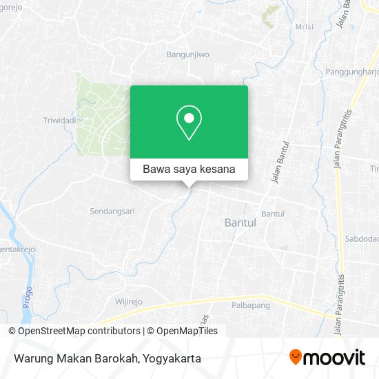 Peta Warung Makan Barokah