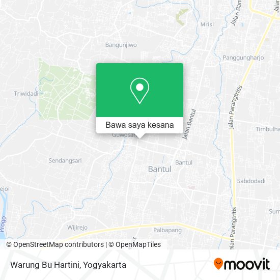 Peta Warung Bu Hartini