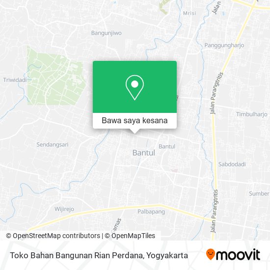 Peta Toko Bahan Bangunan Rian Perdana