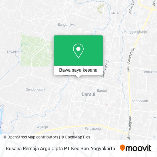 Peta Busana Remaja Arga Cipta PT Kec Ban