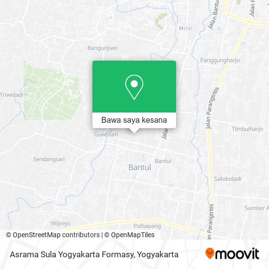 Peta Asrama Sula Yogyakarta Formasy