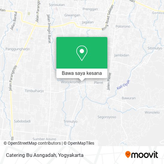 Peta Catering Bu Asngadah