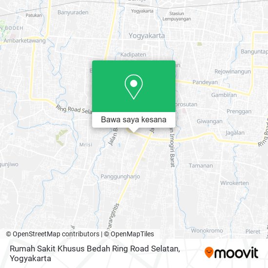 Peta Rumah Sakit Khusus Bedah Ring Road Selatan