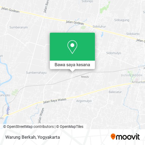 Peta Warung Berkah