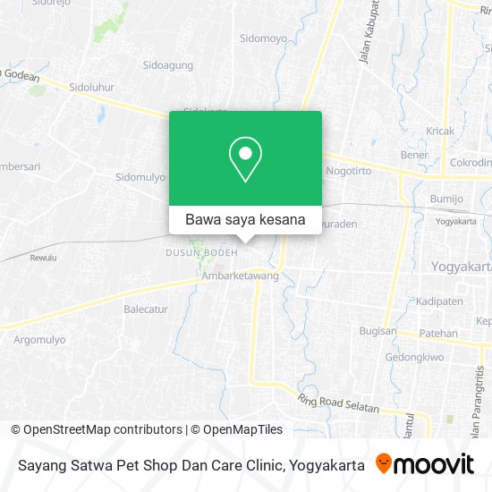 Peta Sayang Satwa Pet Shop Dan Care Clinic