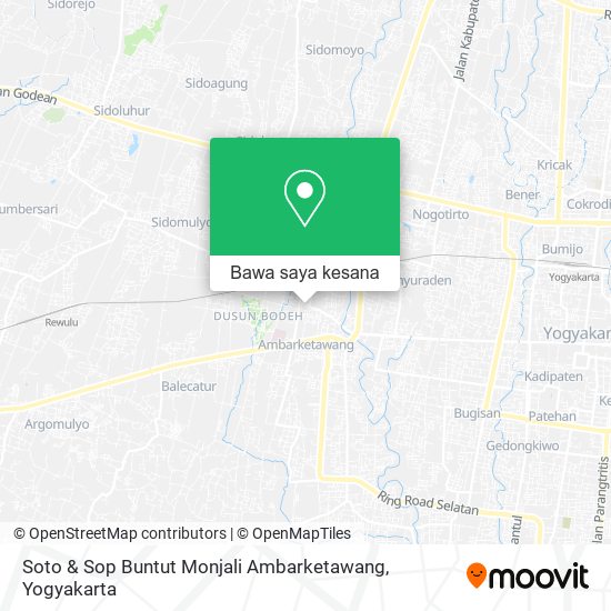 Peta Soto & Sop Buntut Monjali Ambarketawang