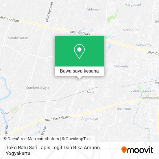 Peta Toko Ratu Sari Lapis Legit Dan Bika Ambon