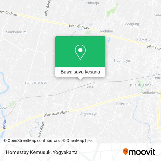 Peta Homestay Kemusuk