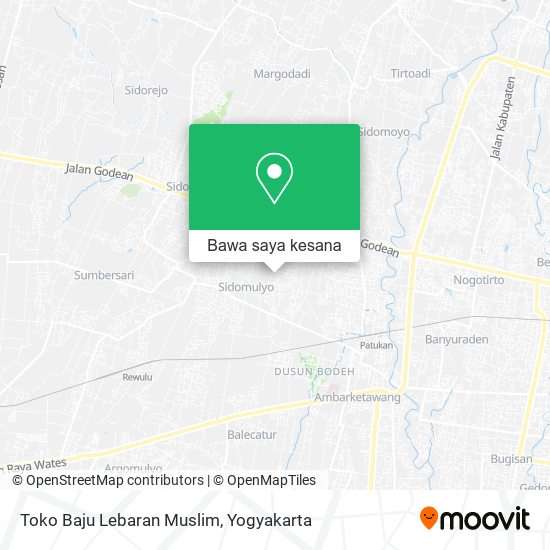 Peta Toko Baju Lebaran Muslim