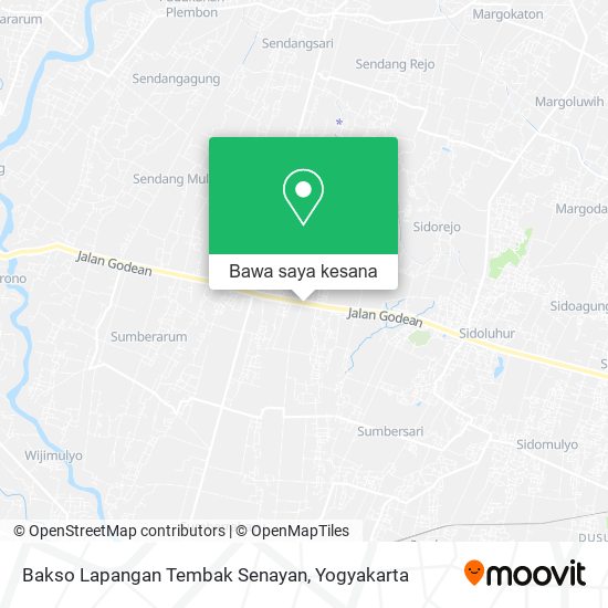 Peta Bakso Lapangan Tembak Senayan