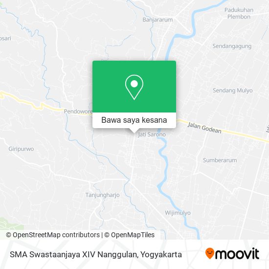 Peta SMA Swastaanjaya XIV Nanggulan
