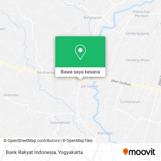 Peta Bank Rakyat Indonesia