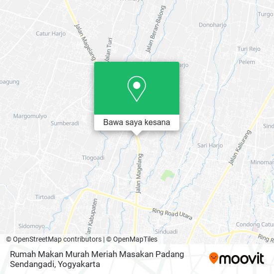 Peta Rumah Makan Murah Meriah Masakan Padang Sendangadi