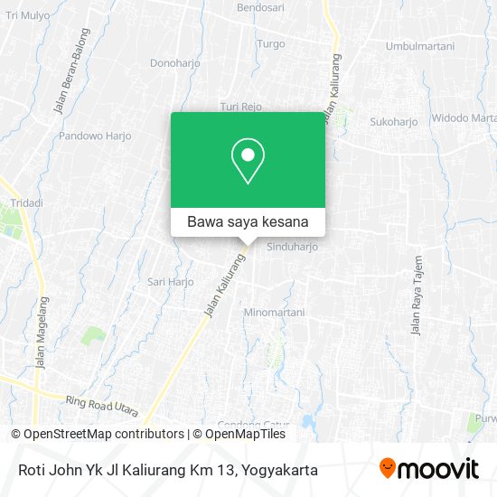 Peta Roti John Yk Jl Kaliurang Km 13