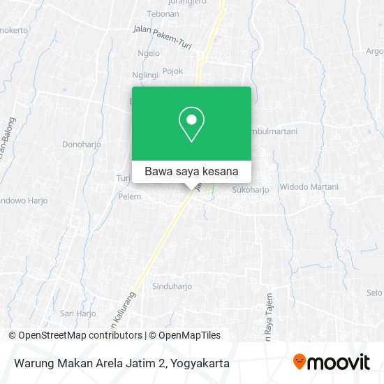 Peta Warung Makan Arela Jatim 2