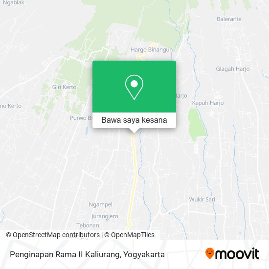 Peta Penginapan Rama II Kaliurang