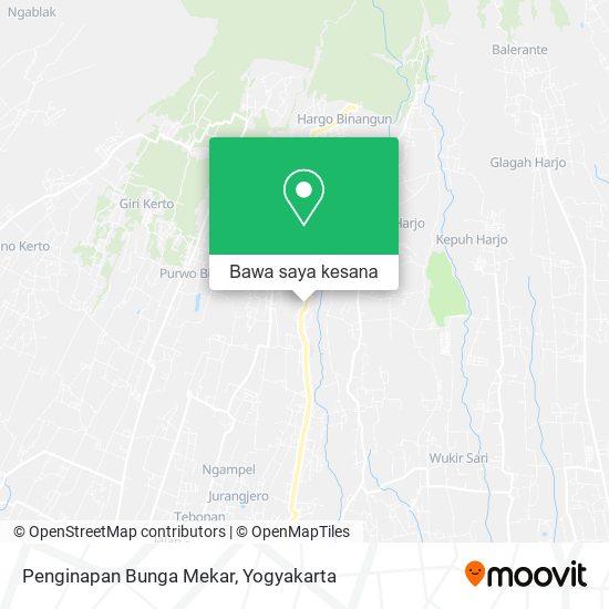 Peta Penginapan Bunga Mekar