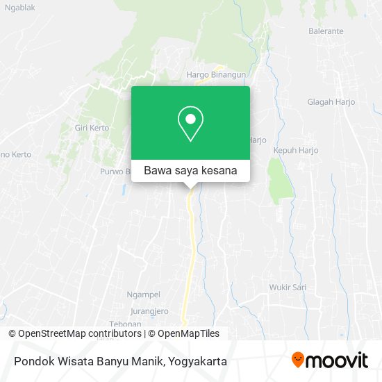 Peta Pondok Wisata Banyu Manik