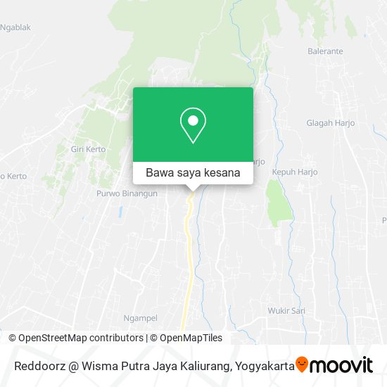 Peta Reddoorz @ Wisma Putra Jaya Kaliurang