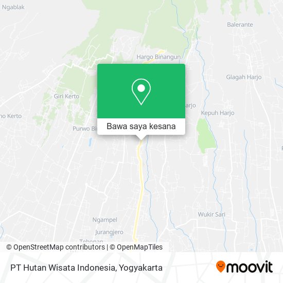 Peta PT Hutan Wisata Indonesia