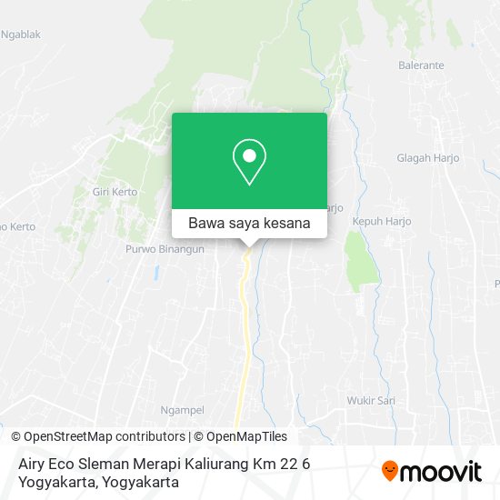 Peta Airy Eco Sleman Merapi Kaliurang Km 22 6 Yogyakarta