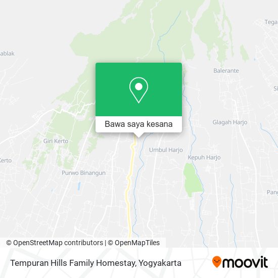 Peta Tempuran Hills Family Homestay