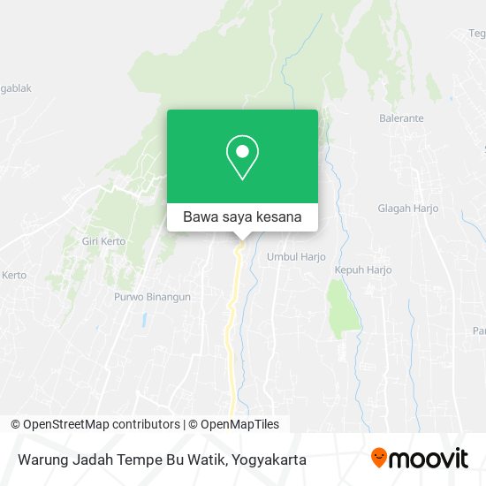 Peta Warung Jadah Tempe Bu Watik