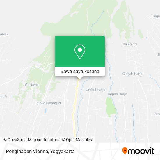 Peta Penginapan Vionna