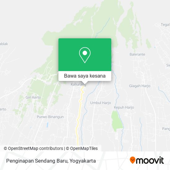 Peta Penginapan Sendang Baru