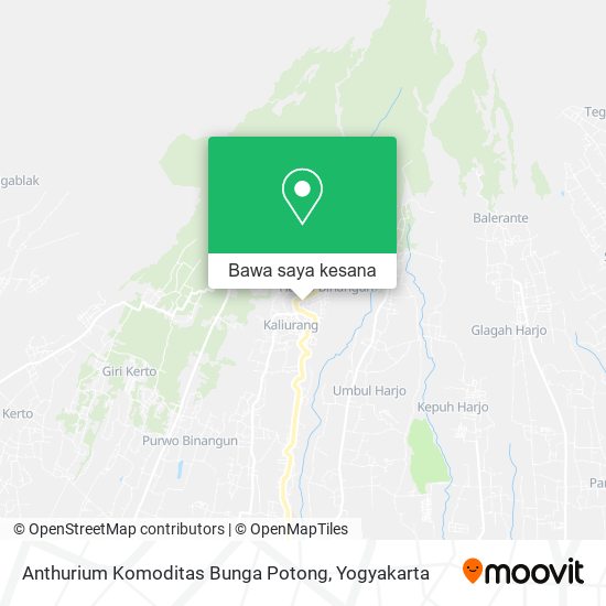 Peta Anthurium Komoditas Bunga Potong