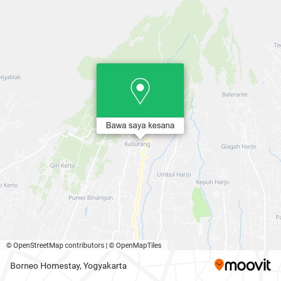 Peta Borneo Homestay