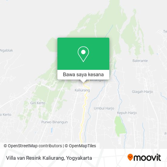 Peta Villa van Resink Kaliurang