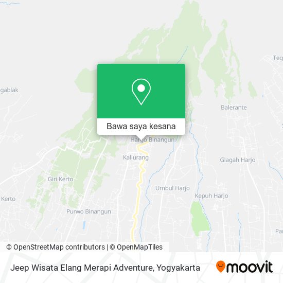 Peta Jeep Wisata Elang Merapi Adventure