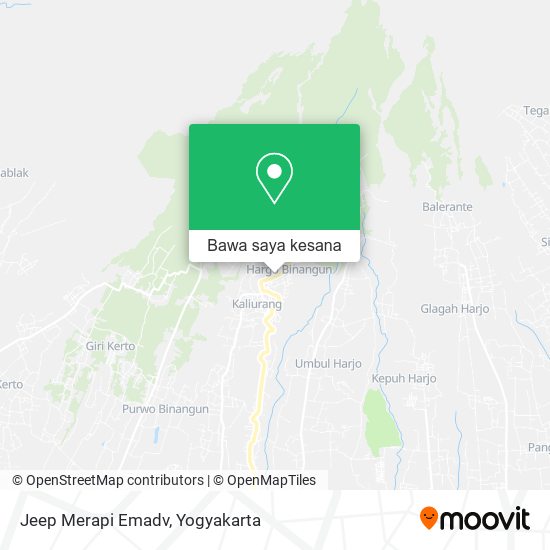 Peta Jeep Merapi Emadv