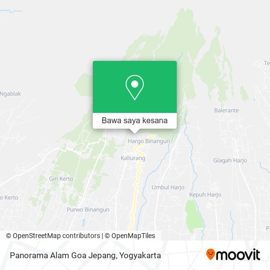 Peta Panorama Alam Goa Jepang