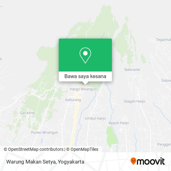 Peta Warung Makan Setya