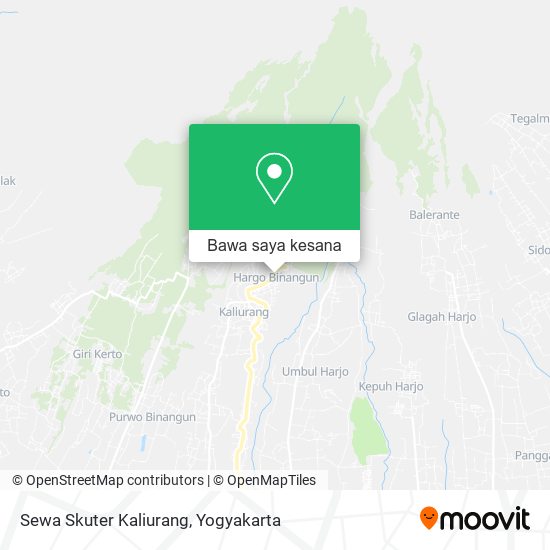 Peta Sewa Skuter Kaliurang