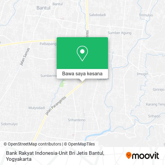 Peta Bank Rakyat Indonesia-Unit Bri Jetis Bantul