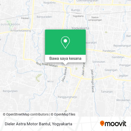 Peta Dieler Astra Motor Bantul