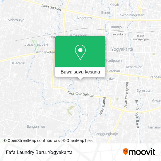 Peta Fafa Laundry Baru