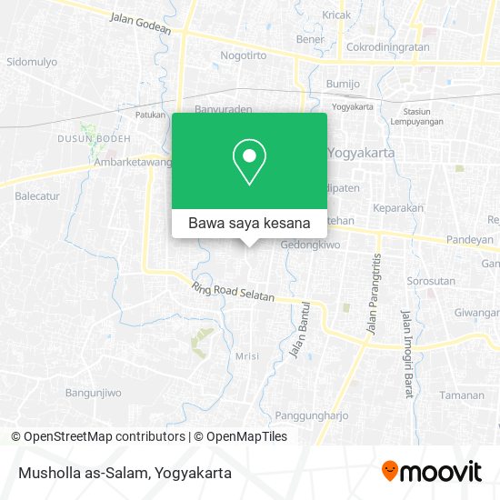 Peta Musholla as-Salam