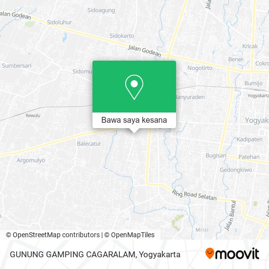 Peta GUNUNG GAMPING CAGARALAM