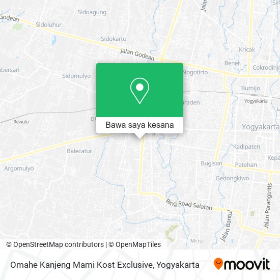 Peta Omahe Kanjeng Mami Kost Exclusive